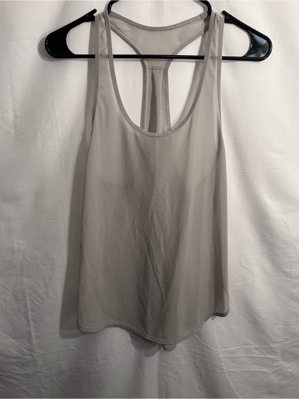 lululemon athletica Light Taupe Racerback Tank